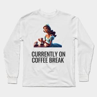 Princess - On coffee break Long Sleeve T-Shirt